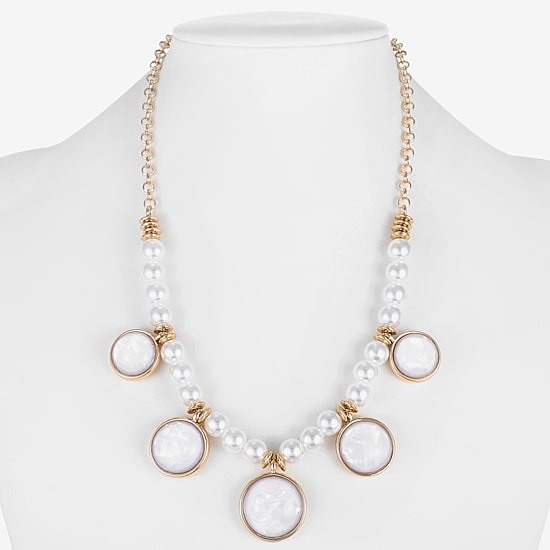 Liz Claiborne Womens 17 Inch Collar Necklace