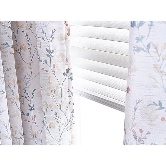 Fieldcrest Catalina Print Grommet Top Light-Filtering Single Curtain Panel