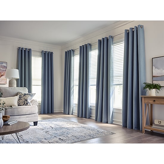 Max Blackout Baylor Grommet Top Energy Saving 100% Blackout Single Curtain Panel