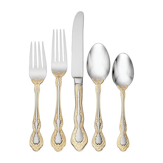 Oneida Golden Mandolina 45-pc. 18/10 Stainless Steel Flatware Set