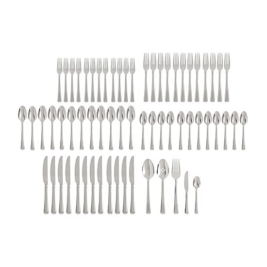 Oneida Chroma 65-pc. 18/10 Stainless Steel Flatware Set