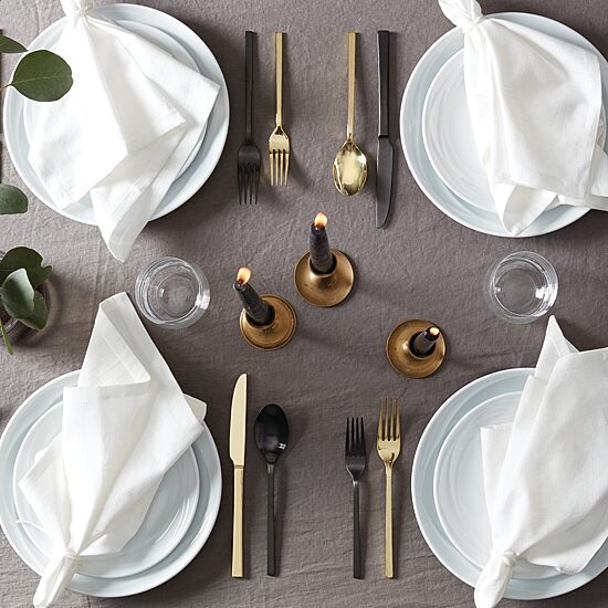 Oneida Allay Midnight 20-pc. Flatware Set