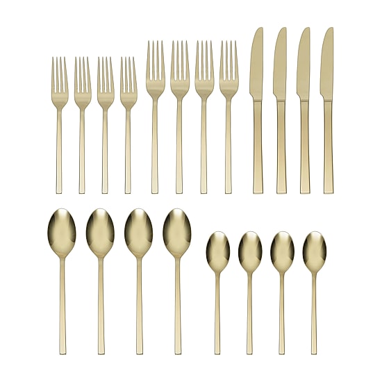 Oneida Allay Champagne 20-pc. Flatware Set