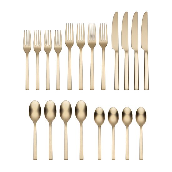 Oneida Chefs Table Champagne 20-pc. Flatware Set