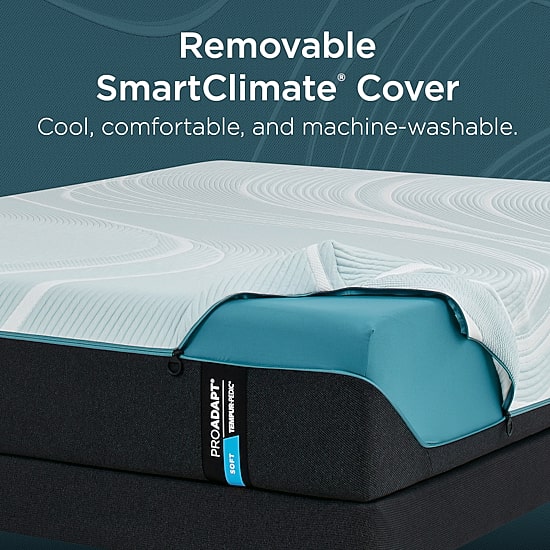TEMPUR-ProAdapt 12" Soft Tight Top - Mattress + Box Spring
