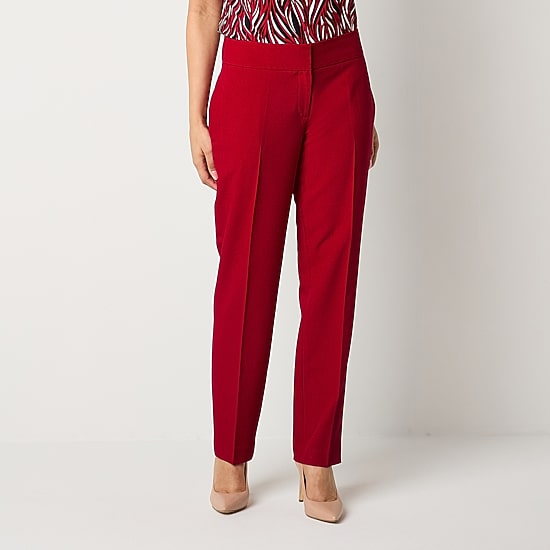 Black Label by Evan-Picone Womens Classic Fit Straight Suit Pant