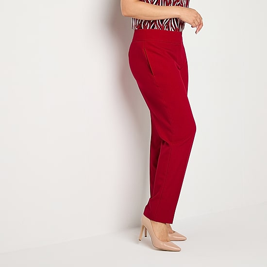 Black Label by Evan-Picone Womens Classic Fit Straight Suit Pant