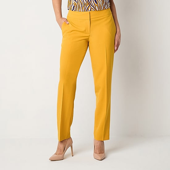 Black Label by Evan-Picone Womens Classic Fit Straight Suit Pant