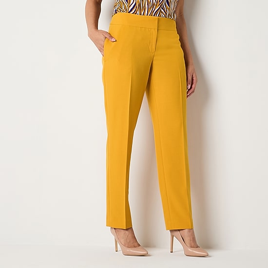 Black Label by Evan-Picone Womens Classic Fit Straight Suit Pant