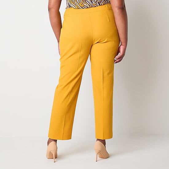 Black Label by Evan-Picone Womens Plus Classic Fit Straight Suit Pant