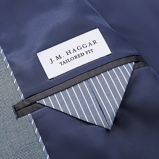 Haggar JMH Tailored Glen Plaid Mens Stretch Fabric Modern Fit Suit Jacket