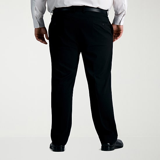 Haggar JMH Tailored Mens Big and Tall Stretch Fabric Modern Fit Flat Front Suit Pant