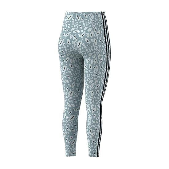 adidas Essentials 3 Stripe Animal Print Legging