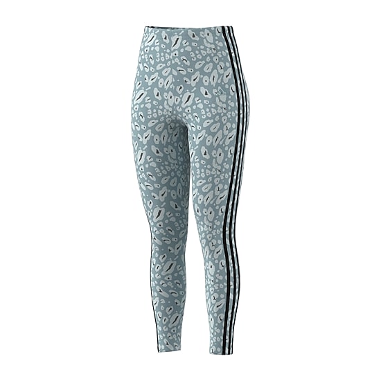 adidas Essentials 3 Stripe Animal Print Legging