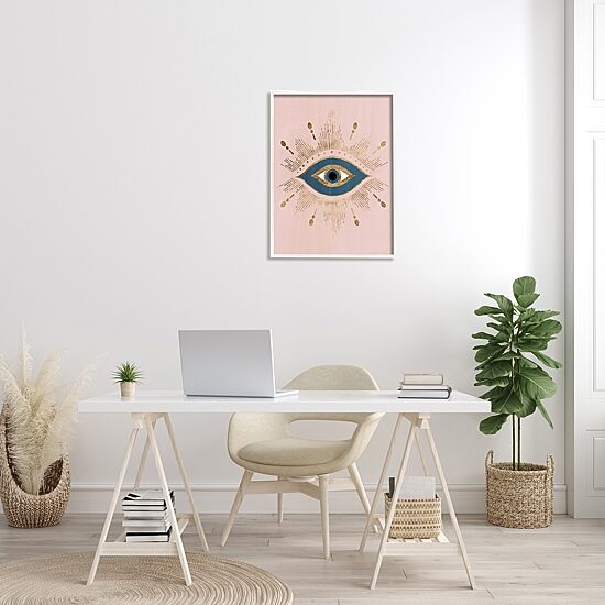 Stupell Industries Eye Glam Boho Framed Print