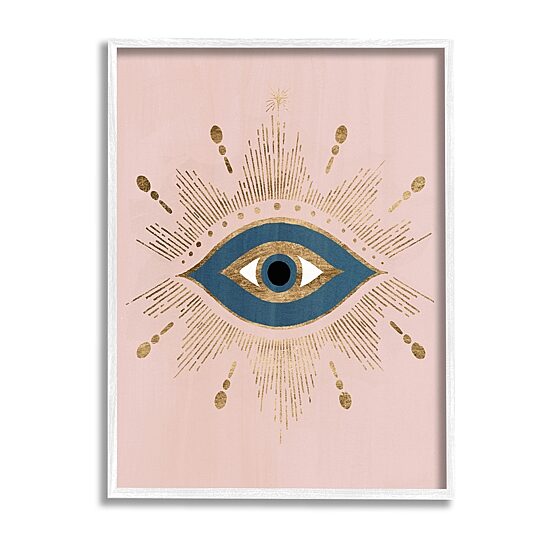 Stupell Industries Eye Glam Boho Framed Print
