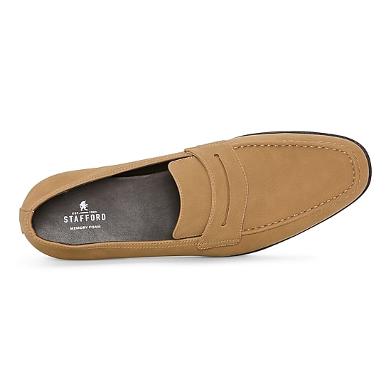 Stafford Mens Cyrus Moc Closed Toe Loafers