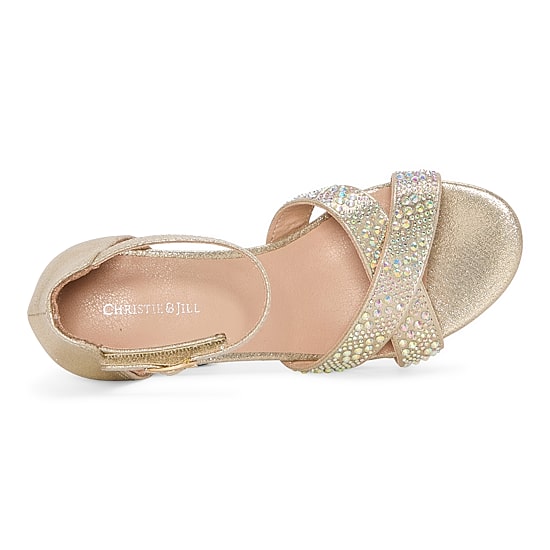 Christie & Jill Big Kid Girls Hope Strap Sandals