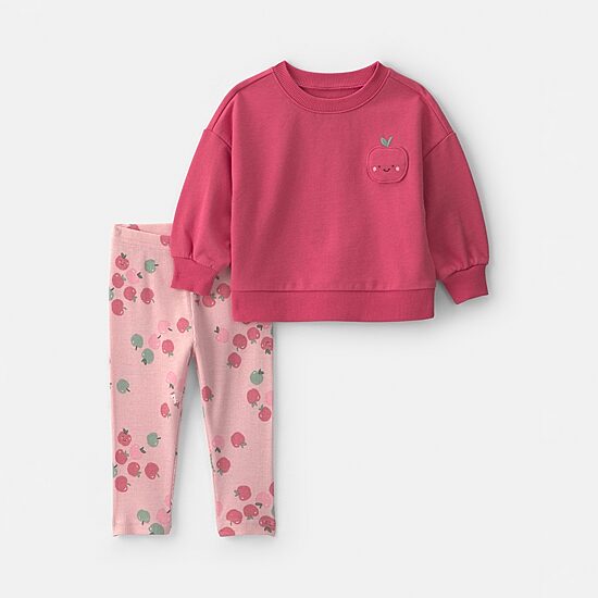 Carter's Baby Girls French Terry 2-pc. Legging Set