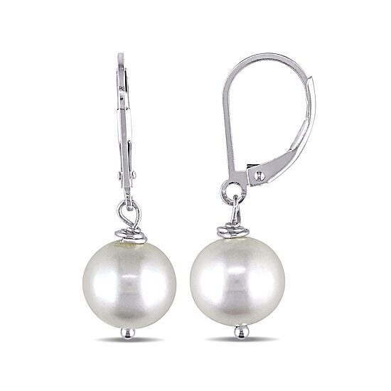 Cultured Freshwater Pearl Sterling Silver Earrings