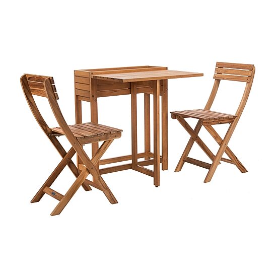 Safavieh Walten Patio Collection 3-pc. Bistro Set Folding