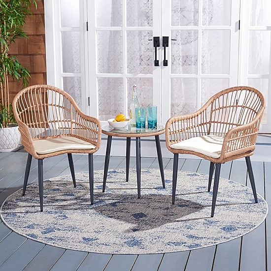 Safavieh Berlen Patio Collection 3-pc. Bistro Set