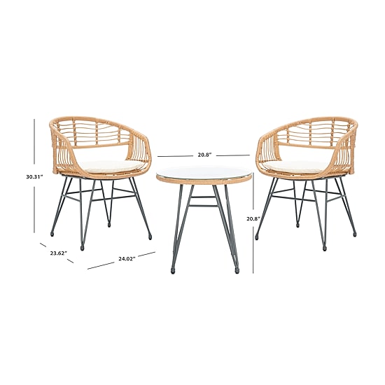 Safavieh Ferla Patio Collection 3-pc. Bistro Set