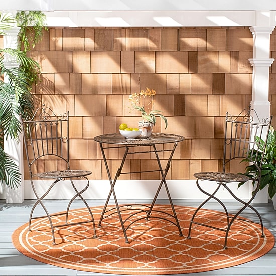 Safavieh Belen Patio Collection 3-pc. Bistro Set Folding