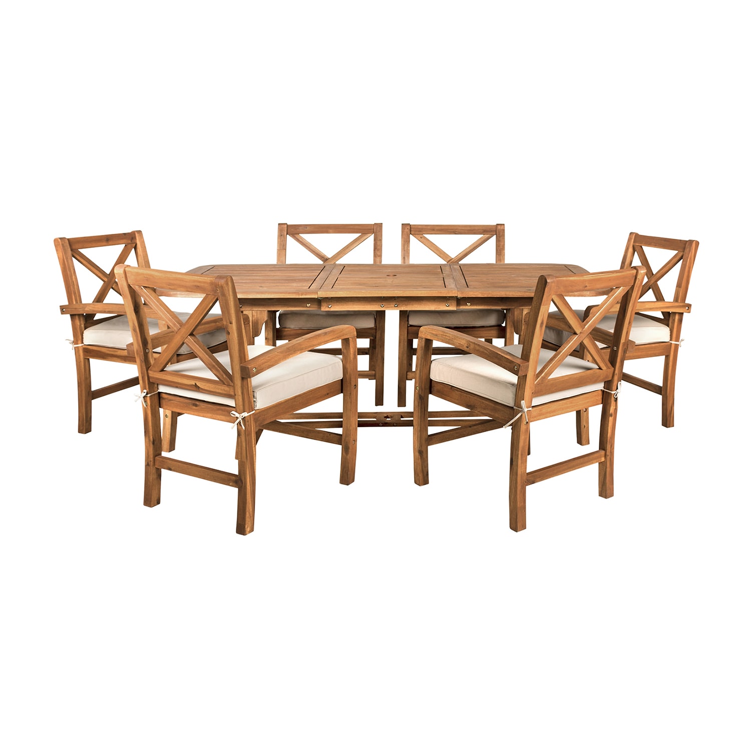 Catania 7-Piece Patio Extendable Dining Set