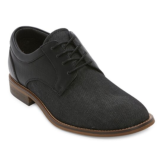 J. Ferrar Carver Mens Round Closed Toe Oxford Shoes