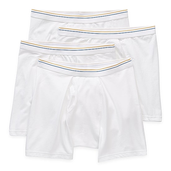 Stafford Dry + Cool Breathable Mesh Mens Big and Tall 4 Pack Boxer Briefs 302860