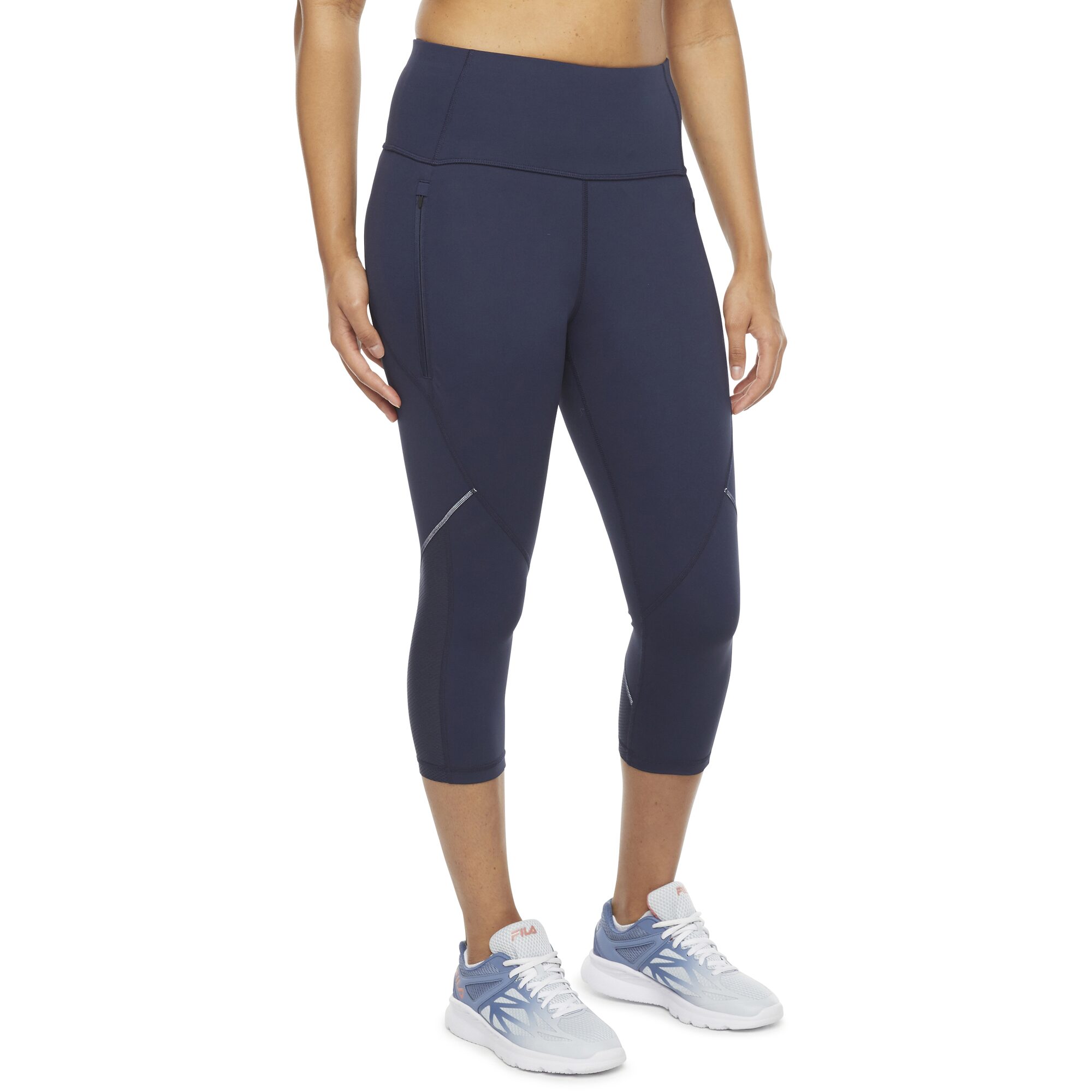 Xersion Run Womens Quick Dry Ankle High Rise Regular Fit Workout Capris