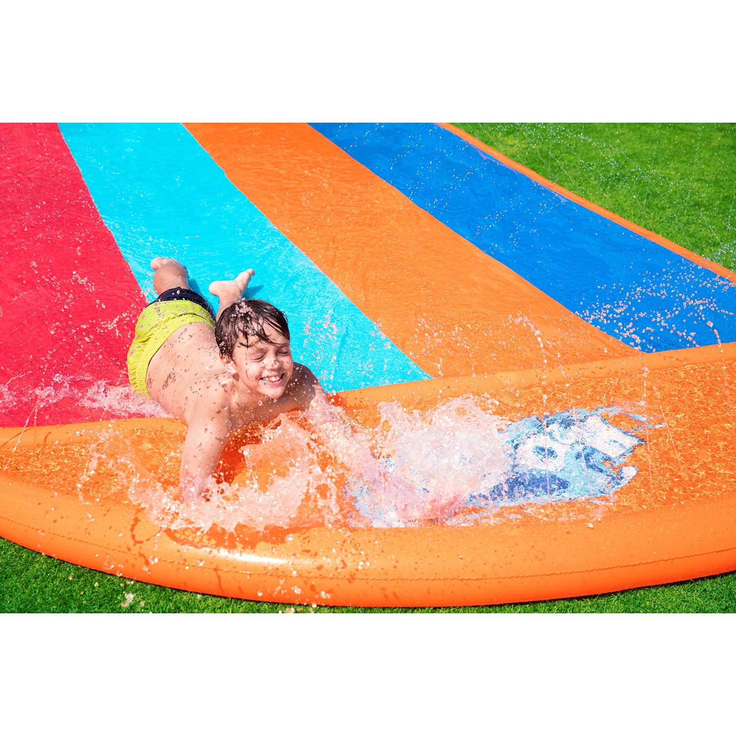 Bestway H2ogo! 16’ Quadruple Water Slide Pool Float