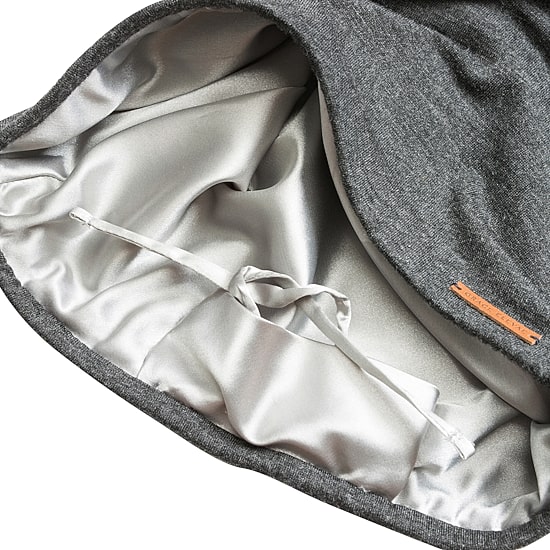 Grace Eleyae Gray Adjustable Slap | Satin Lined Cap Sleep Cap