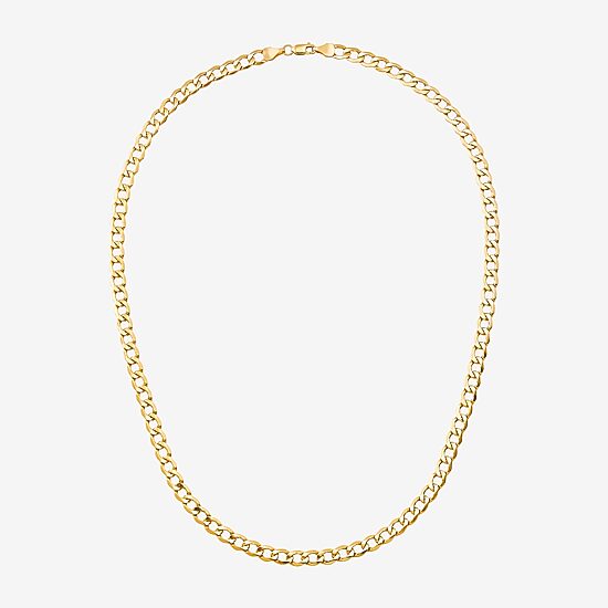 Made in Italy Unisex Adult 18 - 22 Inch 10K Gold Link Necklace