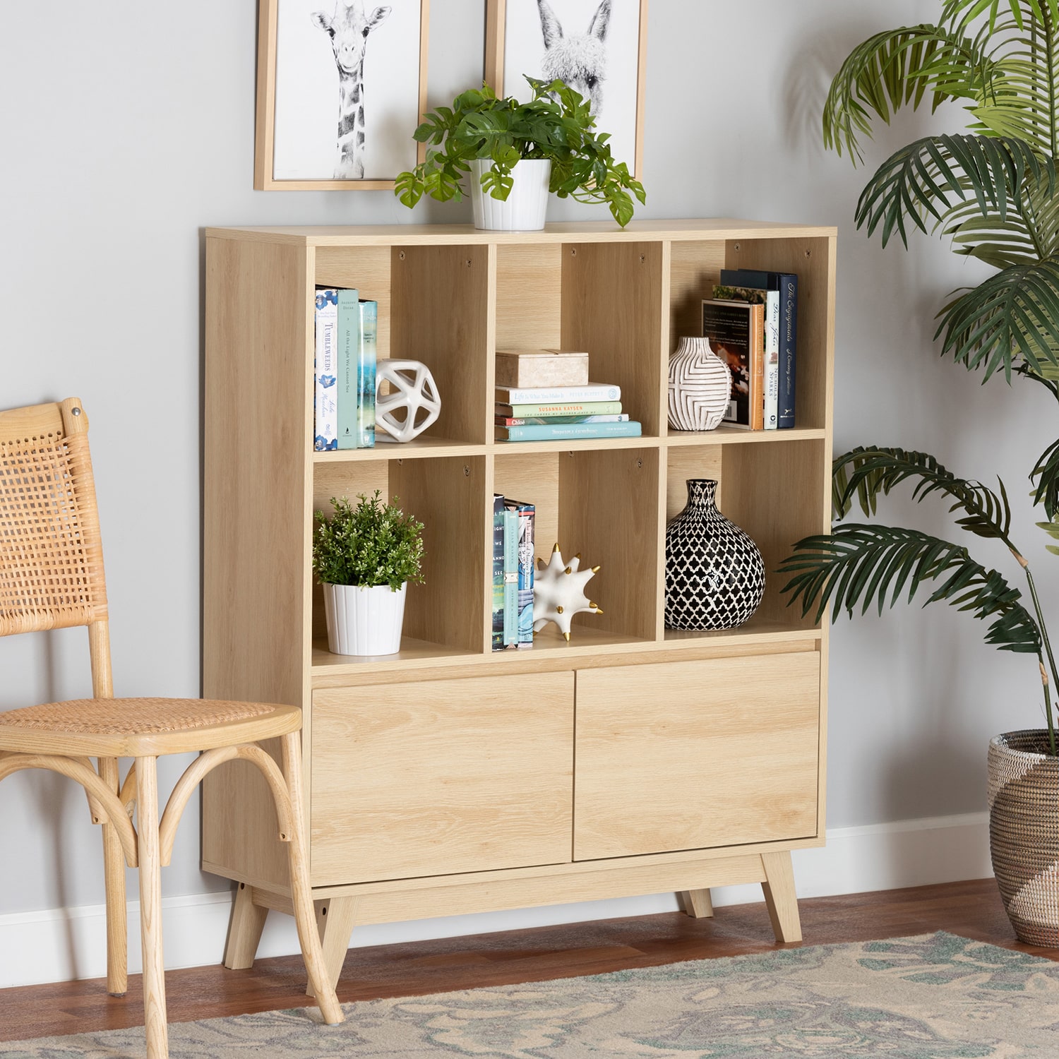 Danina 2-Shelf Cube Unit Bookshelf