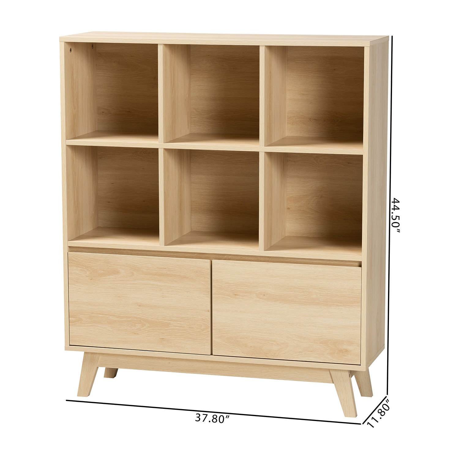 Danina 2-Shelf Cube Unit Bookshelf