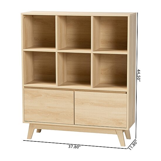Danina 2-Shelf Cube Unit Bookshelf