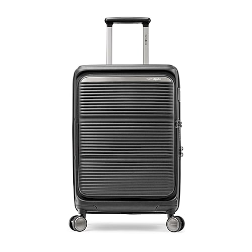 Samsonite Paralux 23 Inch Hardside Checked Spinner Luggage In Black