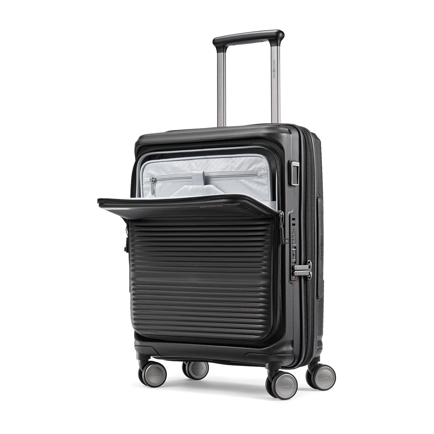 Samsonite Paralux 23 Inch Hardside Checked Spinner Luggage