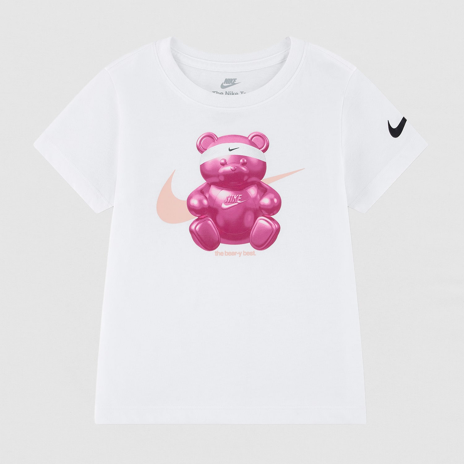Nike Little Girls Crew Neck Short Sleeve Regular Fit Graphic T-Shirt