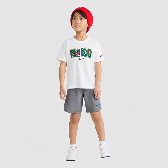 Nike Little Boys Crew Neck Short Sleeve Regular Fit Graphic T-Shirt