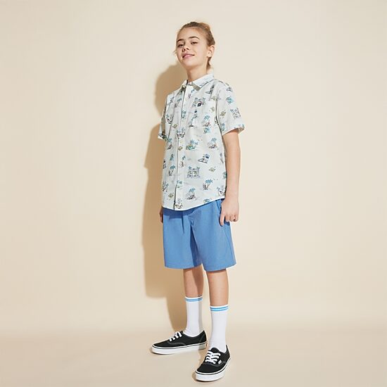 Quiksilver Big Kid Boys Mid Rise Pull-On Short