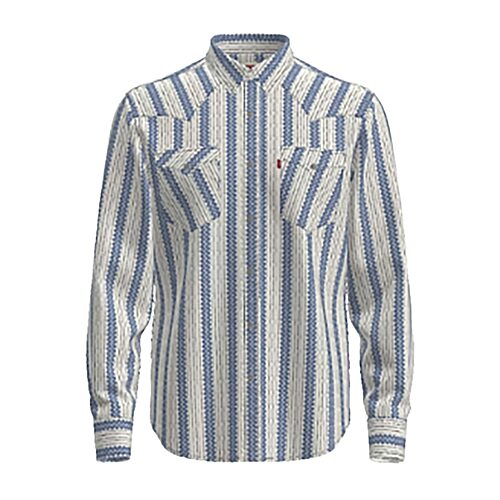 Levi 's Mens Long Sleeve Western Shirt In Blue