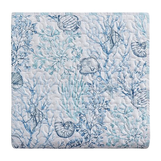 Richmond Park Cabana Coral 3-pc. Quilt Set