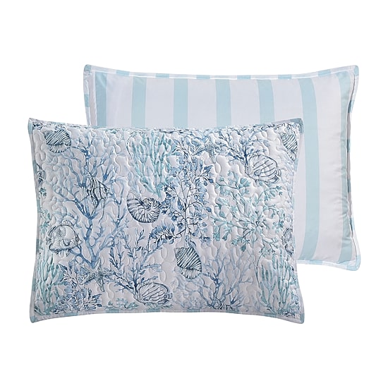 Richmond Park Cabana Coral 3-pc. Quilt Set