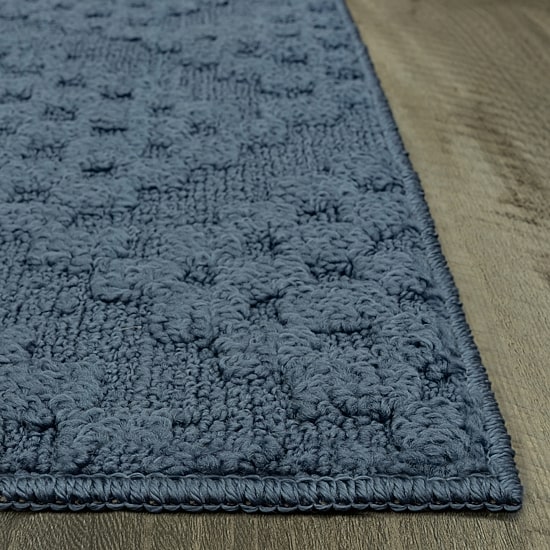 Maples Textured Solid Weave Indoor Rectangular Accent Rug