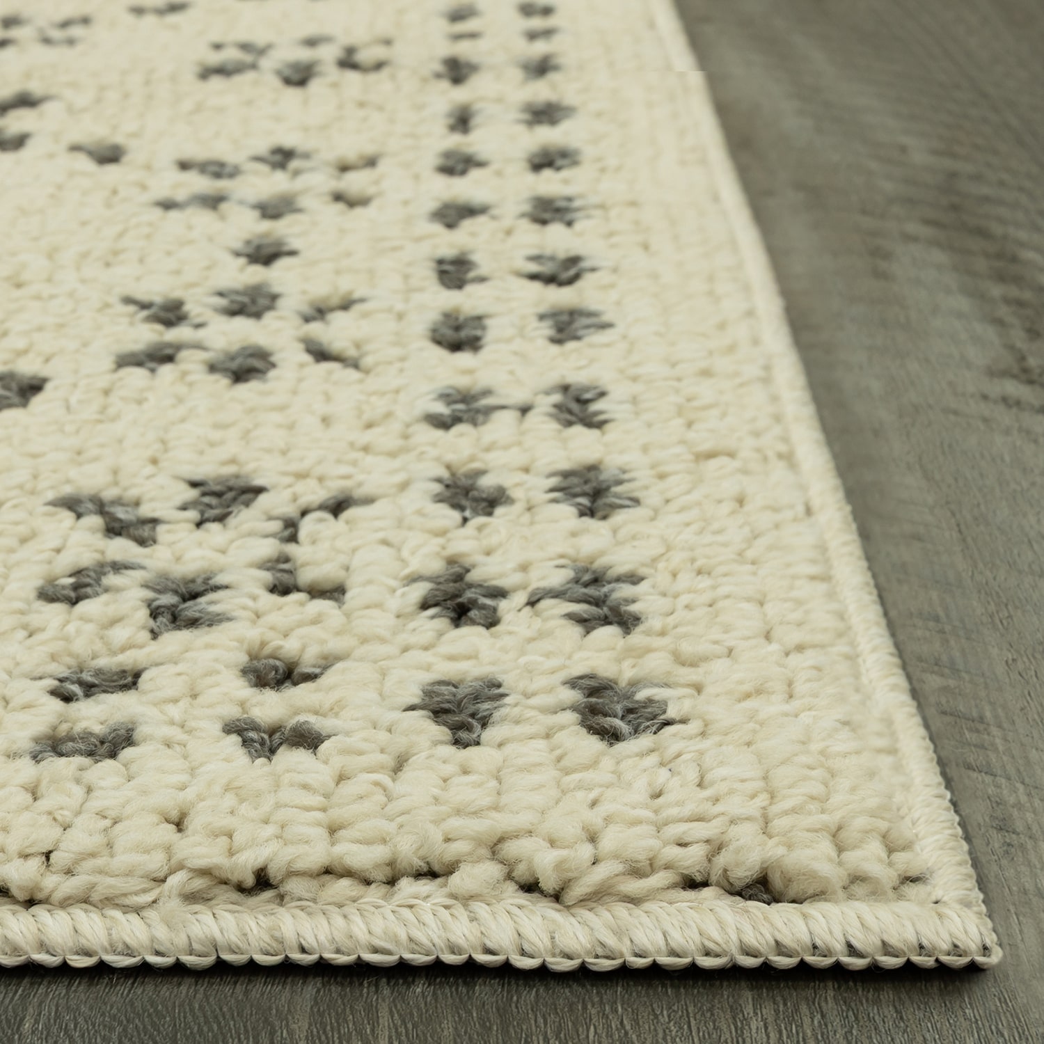 Maples Star Gray Indoor Rectangular Accent Rug