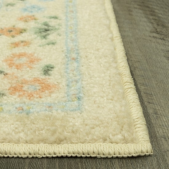 Maples Multi Floral Ivory Indoor Rectangular Accent Rug