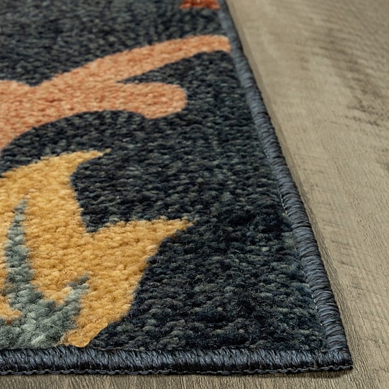 Maples Jacobean Floral Indoor Rectangular Accent Rug